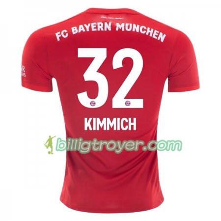 Billige Fotballdrakter FC Bayern München Joshua Kimmich 32 Hjemmedraktsett 2019/20 Kortermet
